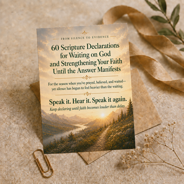 From Silence to Evidence: 60 Scripture Declarations for Waiting on God