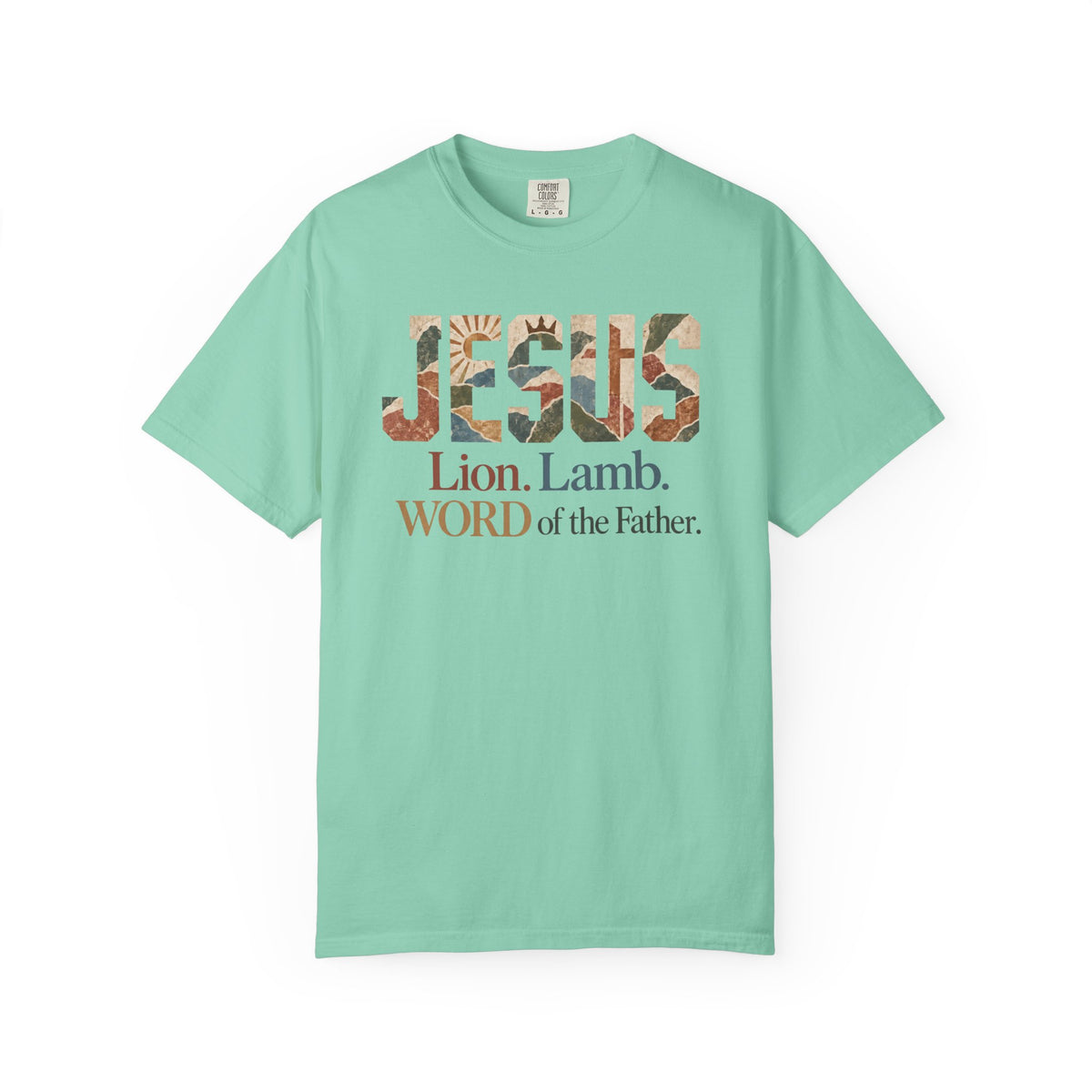 Jesus. Lion. Lamb. Word of the Father T-shirt