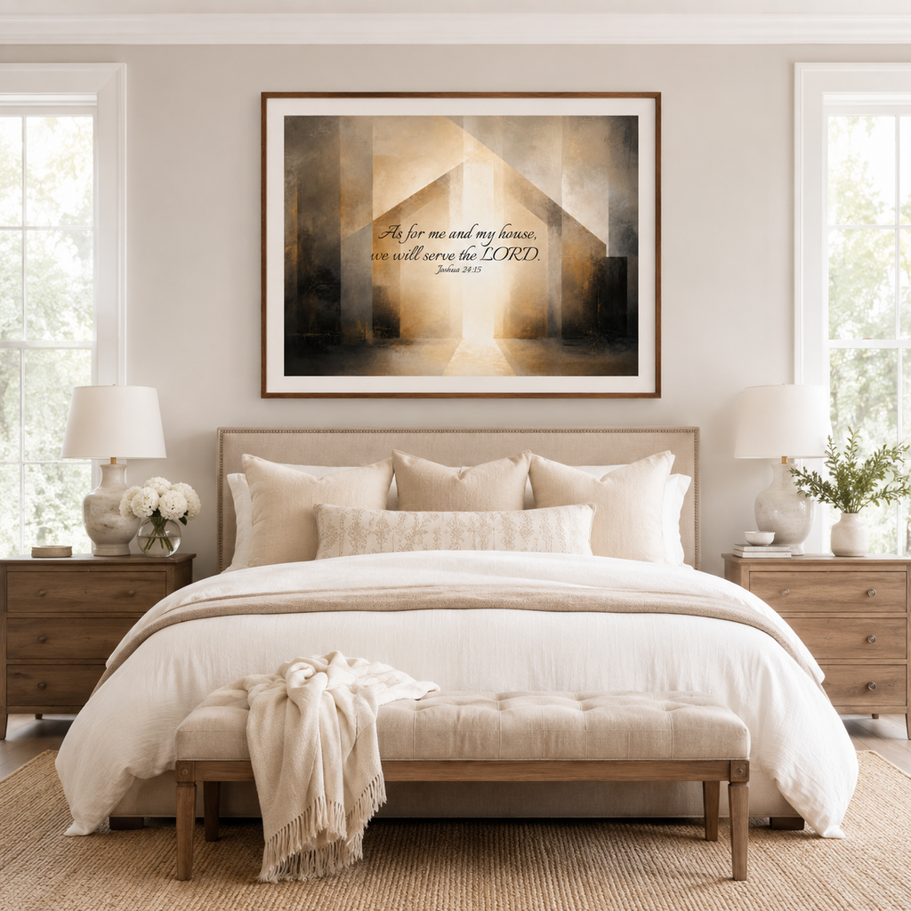 As for Me and My House — Printable Wall Art