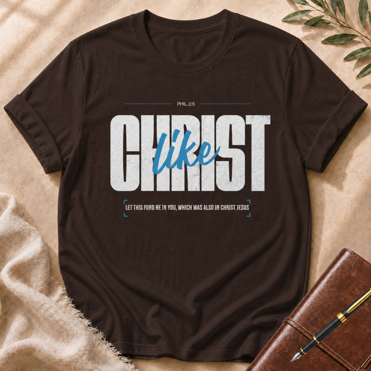 Christ-Like Blue Accent T-Shirt