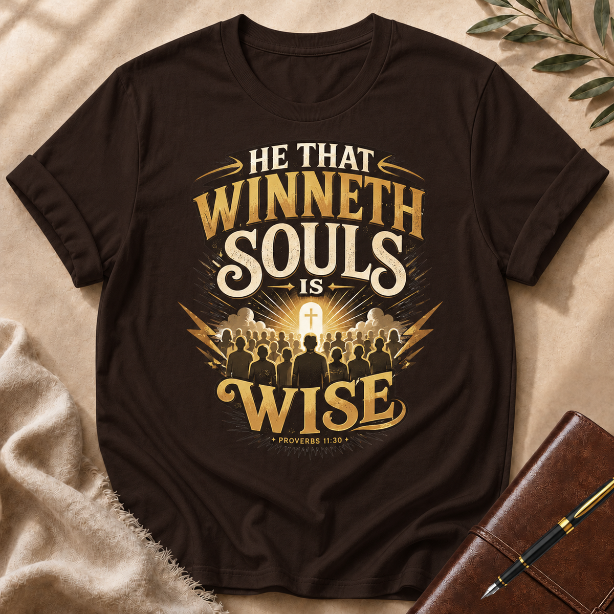 He That Winneth Souls is Wise T-Shirt