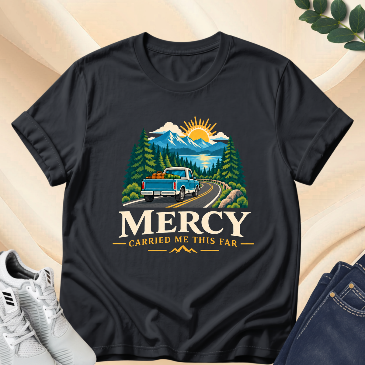 Mercy Carried Me This Far T-shirt