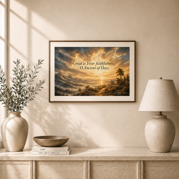 Great Is Your Faithfulness — Printable Wall Art