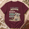 Places I Won’t Go Today — Drama Drive Light Green Accent T-Shirt