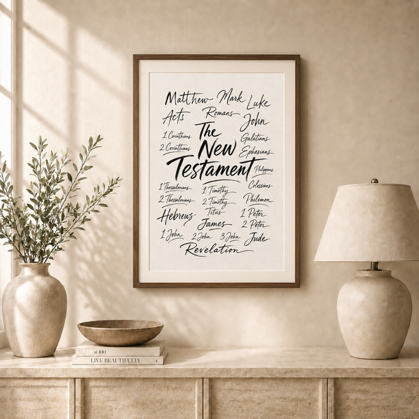 The New Testament — Printable Wall Art